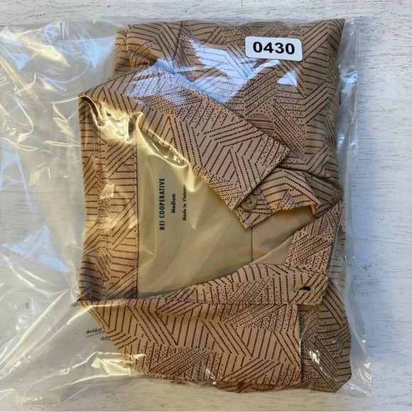 REI FLAWED midi Dress Tan M - Picture 10 of 10